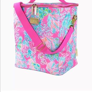 Lilly Pulitzer- cooler. Holds 2 wines bottles